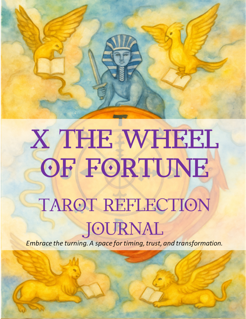 10 wheel of fortune Tarot Card LR